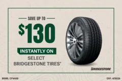SELECT BRIDGESTONE TIRES